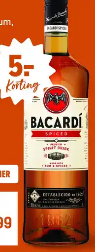 Gall & Gall Bacardí Spiced 100CL aanbieding