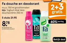 Etos Fa douche en deodorant aanbieding