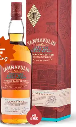Gall & Gall Tamnavulin Sherry Cask 70CL aanbieding