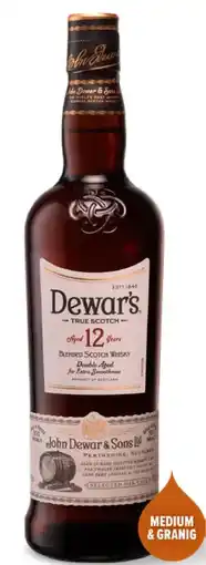 Gall & Gall Dewar's 12 Years 70CL aanbieding