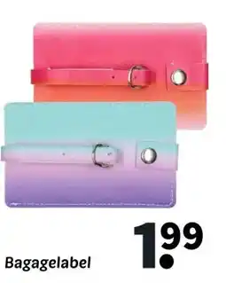 Wibra Bagagelabel aanbieding