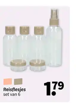 Wibra Reisflesjes aanbieding