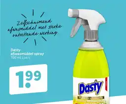 Wibra Dasty afwasmiddel spray aanbieding