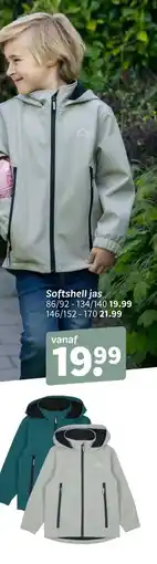 Wibra Softshell jas aanbieding