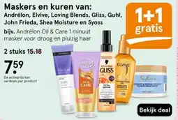 Etos Maskers en kuren aanbieding