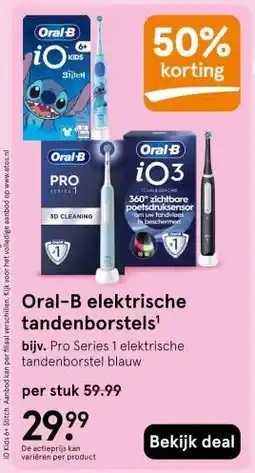 Etos Oral-B elektrische tandenborstels' aanbieding
