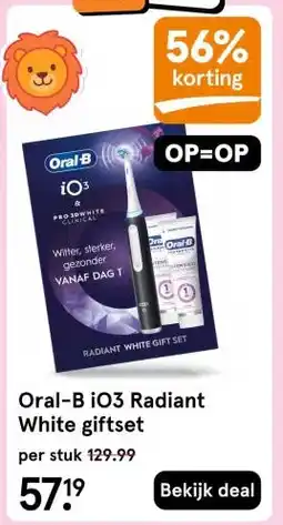 Etos Oral-B i03 Radiant White giftset per stuk aanbieding