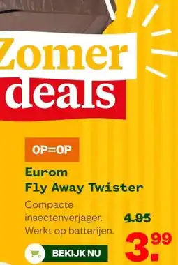 Welkoop Eurom Fly Away Twister aanbieding