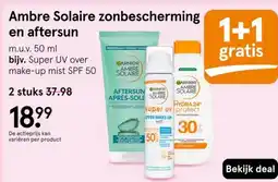 Etos Ambre Solaire zonbescherming en aftersun aanbieding