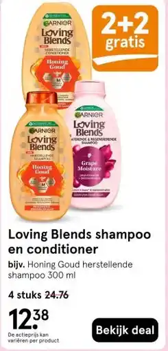 Etos Loving Blends shampoo en conditioner aanbieding
