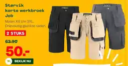 Welkoop Størvik korte werkbroek Job aanbieding