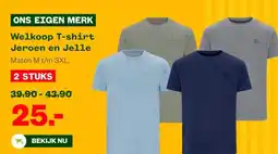 Welkoop Welkoop T-shirt Jeroen en Jelle aanbieding