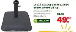Welkoop Lesli Living parasolvoet aanbieding