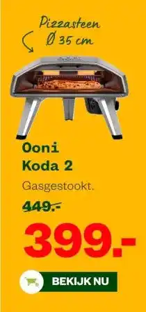 Welkoop Ooni Koda 2 aanbieding