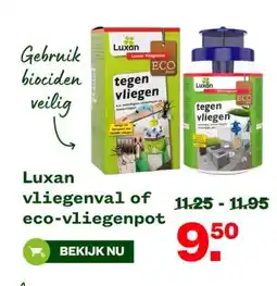 Welkoop Luxan vliegenval of eco-vliegenpot aanbieding