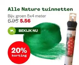 Welkoop Alle Nature tuinnetten aanbieding