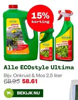 Welkoop Alle ECOstyle Ultima aanbieding