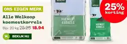 Welkoop Alle Welkoop koemestkorrels aanbieding