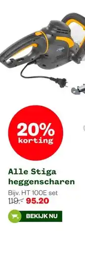 Welkoop Alle Stiga heggenscharen aanbieding