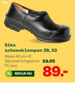 Welkoop Sika schoenklompen 29, S3 aanbieding