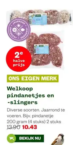 Welkoop Welkoop pindanetjes en -slingers aanbieding