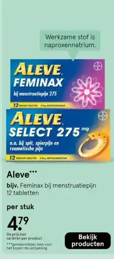 Etos Aleve aanbieding