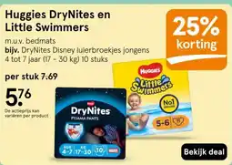 Etos Huggies DryNites en Little Swimmers aanbieding