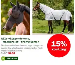 Welkoop Alle vliegendekens, -maskers of -frontriemen aanbieding