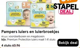 Etos Pampers luiers en luierbroekjes aanbieding
