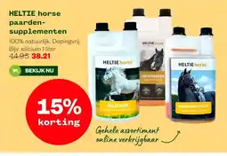 Welkoop HELTIE horse paarden- supplementen aanbieding