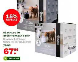Welkoop District 70 drinkfontein Flow aanbieding