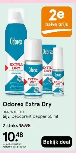 Etos Odorex Extra Dry aanbieding
