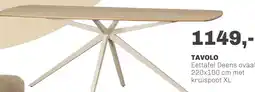 Trendhopper Eettafel Tavolo Deens ovaal aanbieding