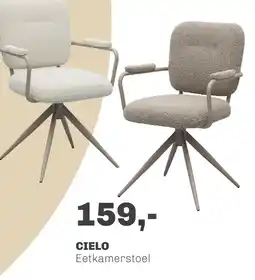 Trendhopper Eetkamerstoel Cielo Toffee aanbieding