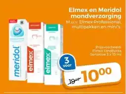 Trekpleister Elmex en Meridol mondverzorging aanbieding