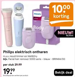 Etos Philips elektrisch ontharen aanbieding