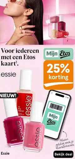 Etos Voor iedereen met een Etos kaart¹. aanbieding