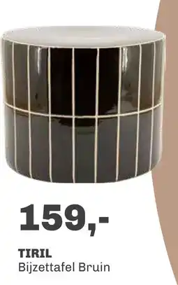 Trendhopper Bijzettafel Tiril bruin aanbieding