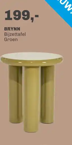 Trendhopper Bijzettafel Brynn groen aanbieding