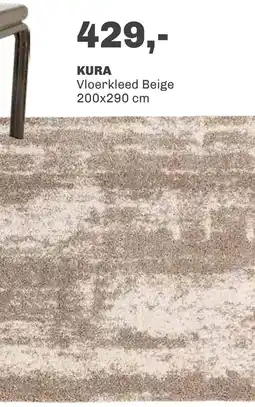 Trendhopper Vloerkleed Kura Beige 200x290 cm aanbieding