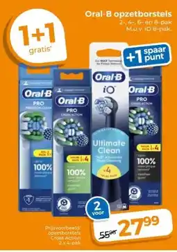 Trekpleister Oral-B opzetborstels aanbieding
