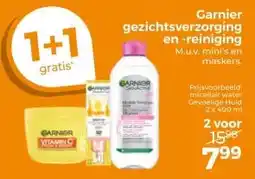 Trekpleister Garnier gezichtsverzorging en -reiniging aanbieding