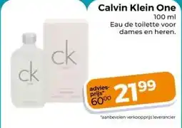 Trekpleister Calvin Klein One aanbieding
