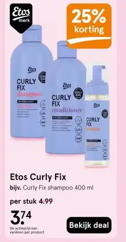 Etos Etos Curly Fix aanbieding