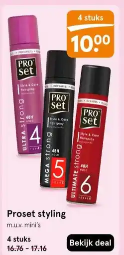 Etos Proset styling aanbieding