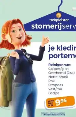 Trekpleister je kleding en je portemonnee blij Reinigen van: aanbieding