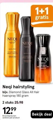 Etos Neqi hairstyling aanbieding