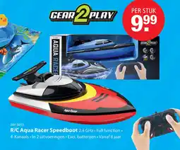 Toys2Play Radio controlled speedboot Rood en blauw 2 assorti aanbieding