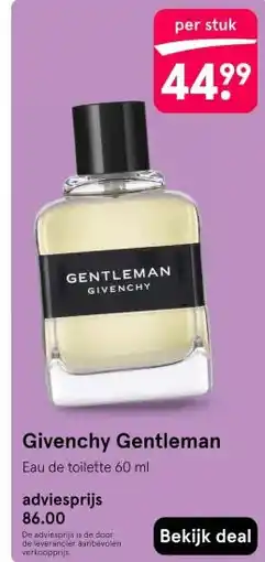 Etos Givenchy Gentleman aanbieding