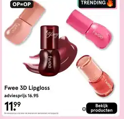 Etos Fwee 3D Lipgloss aanbieding